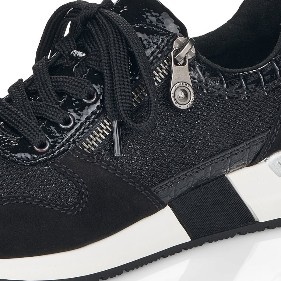 Damskie Buty Rieker N7623 Czarne