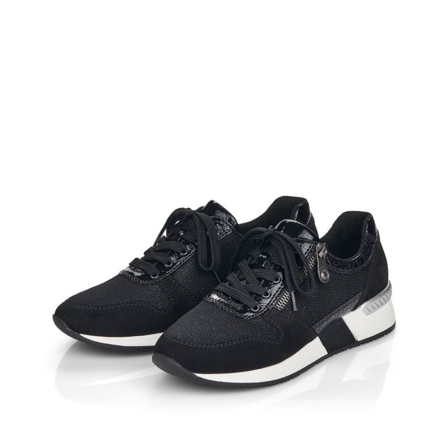 Damskie Buty Rieker N7623 Czarne