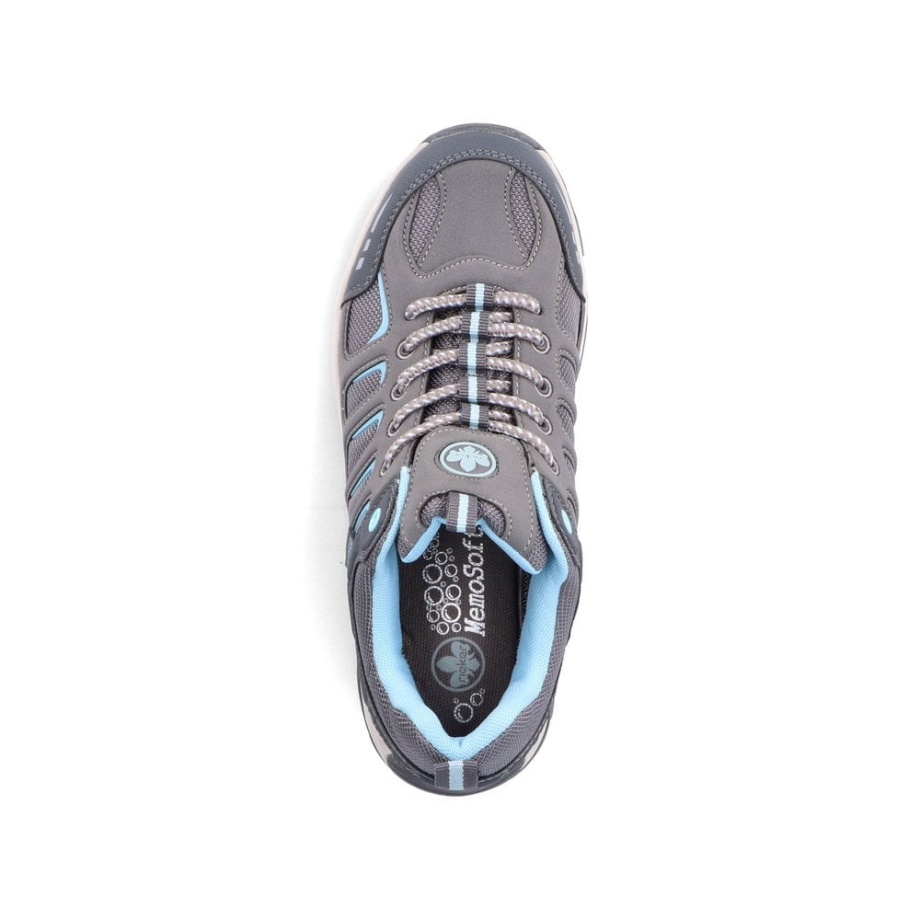 Rieker N8820 Buty Damskie Szare