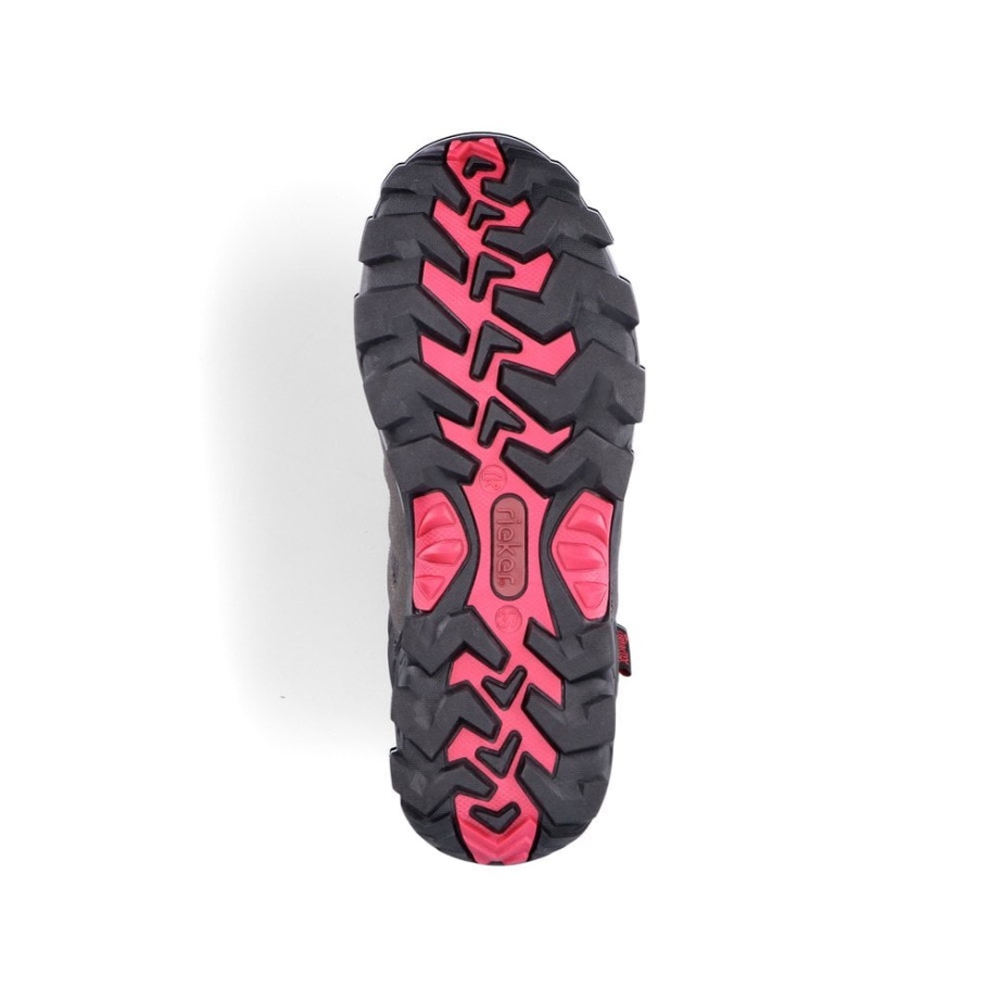 Damskie Kozaki Rieker X8820 Czarne