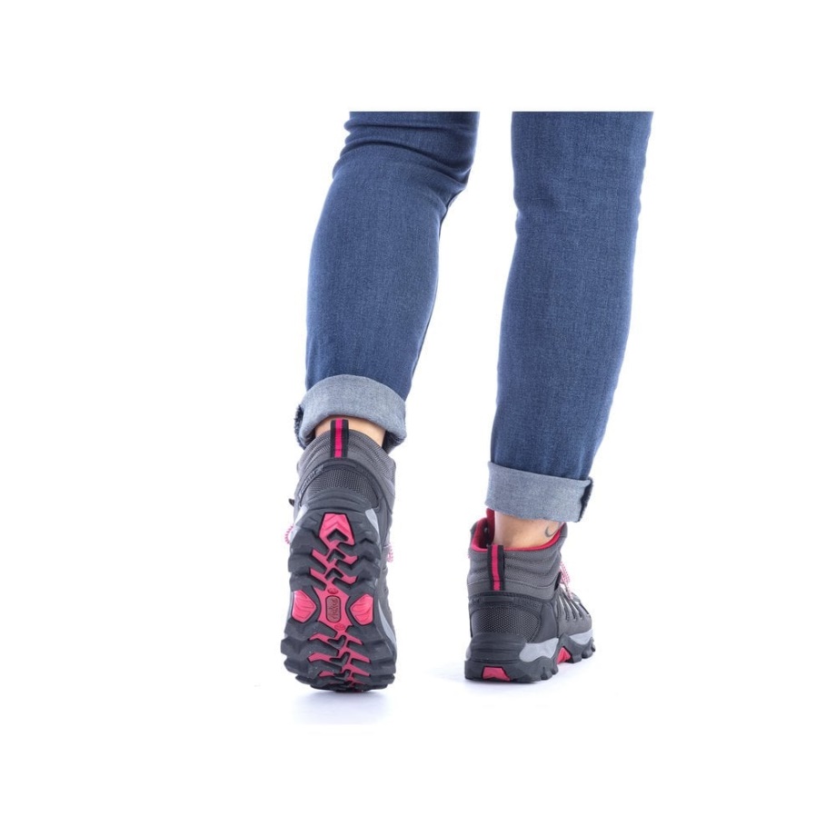 Damskie Kozaki Rieker X8820 Czarne