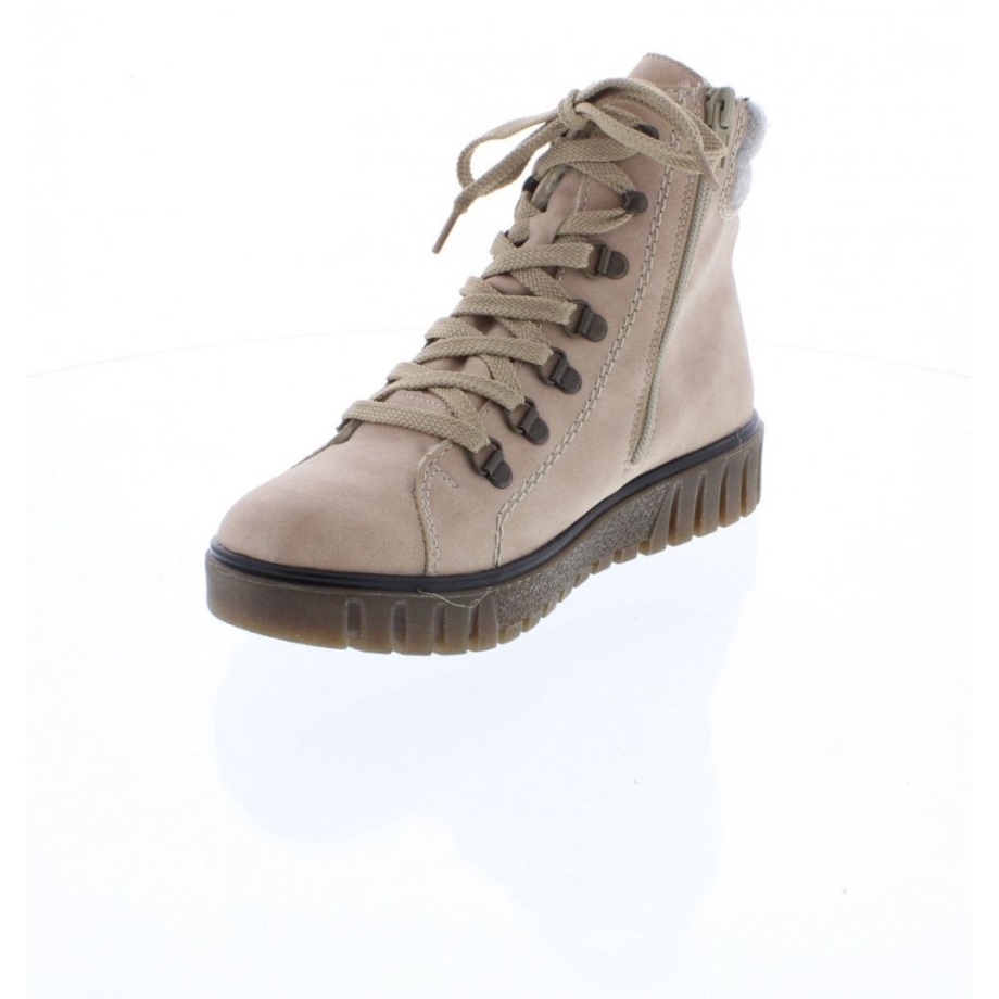 Rieker Y3440 Damskie Bladoróżowe Botki