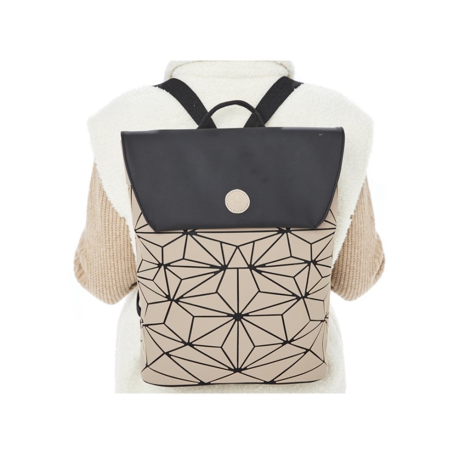 Biały Rieker H1391-62 Damski Beżowy Składany Z Torbą Na Magnes