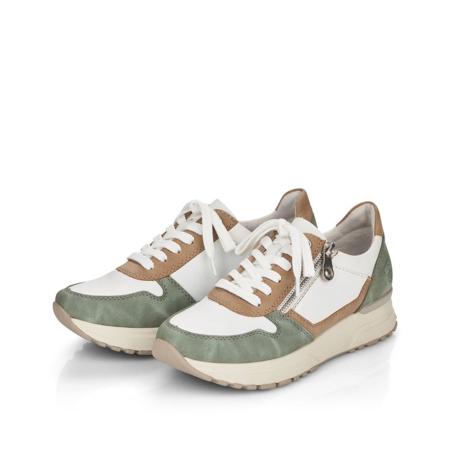 Białe Buty Damskie Rieker N7422