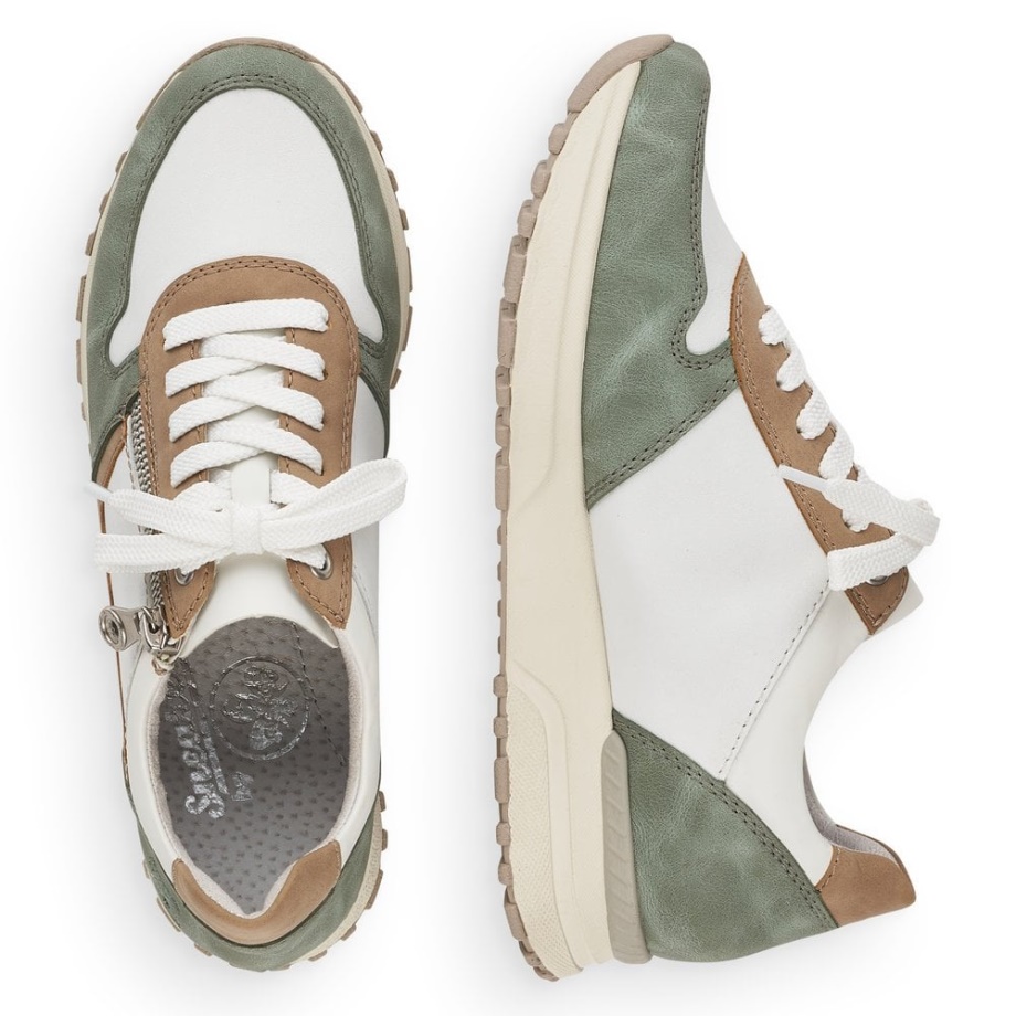 Białe Buty Damskie Rieker N7422