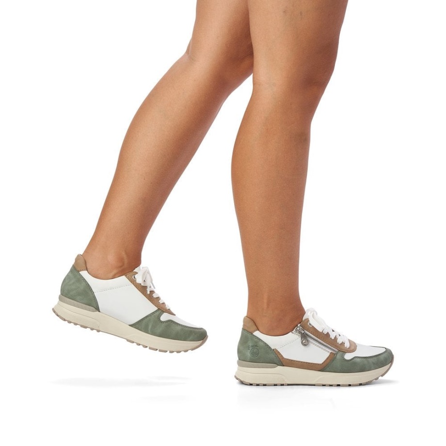 Białe Buty Damskie Rieker N7422