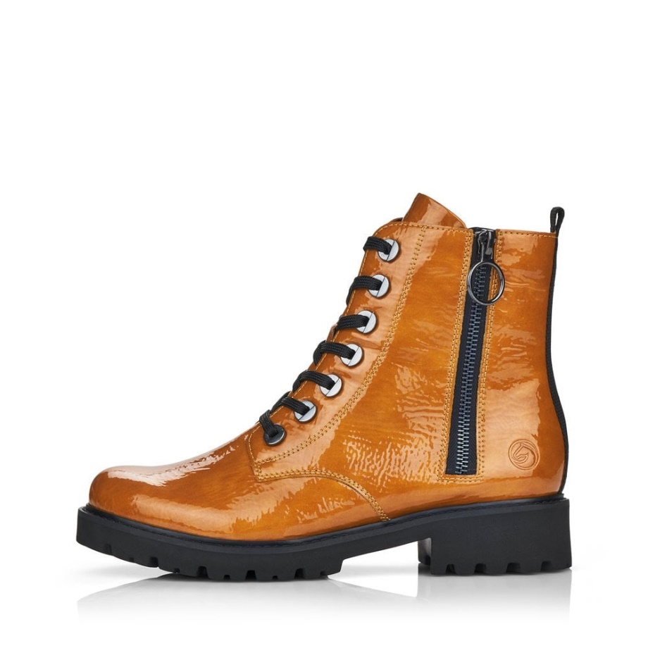 Buty Rieker żółte Remonte D8671 Damskie