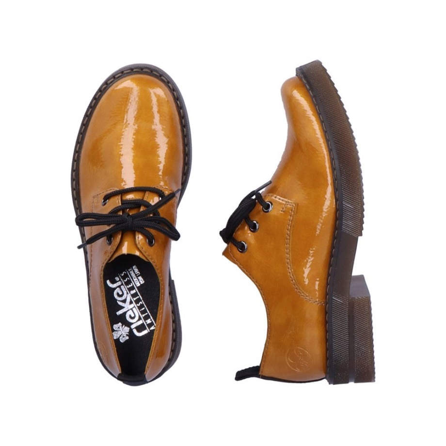 żółte Buty Damskie Rieker 72000