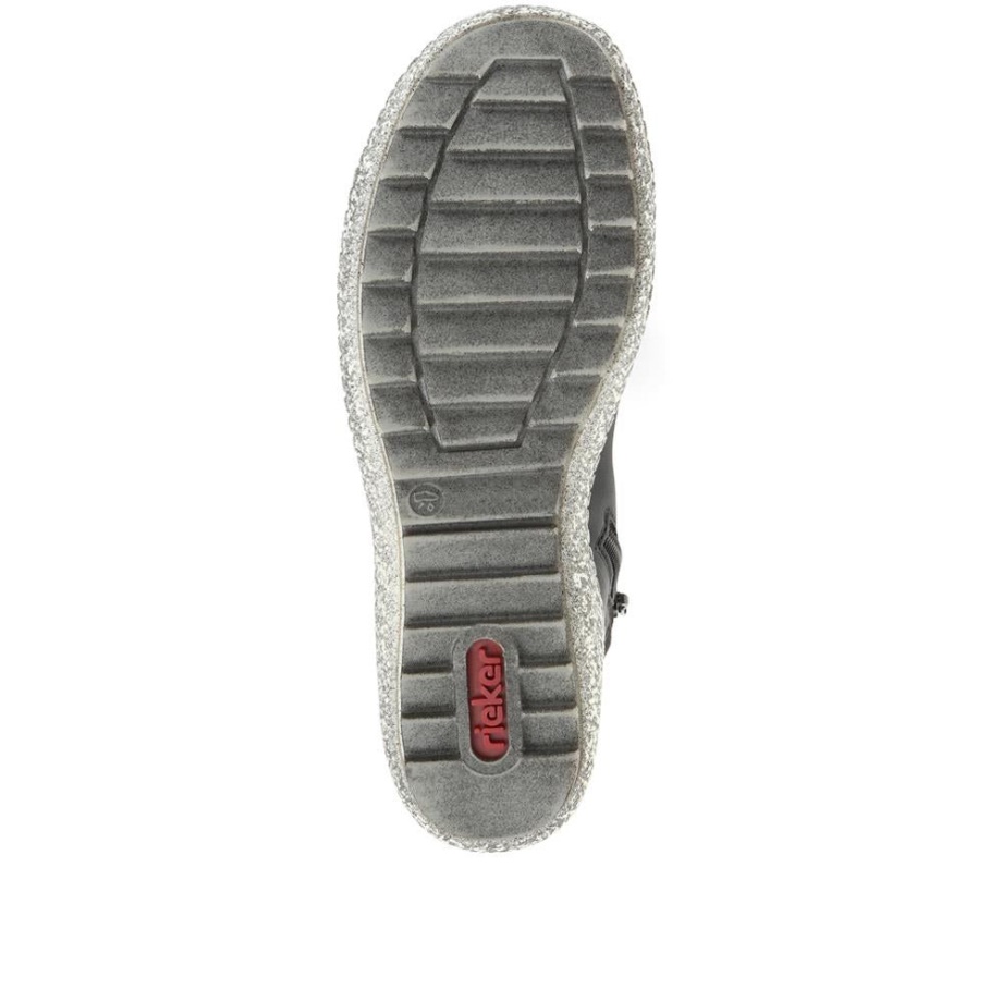 Czarne Botki Rieker Joely