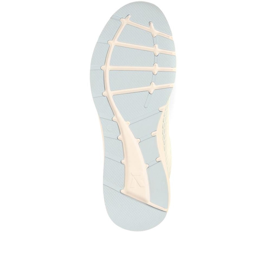 Lekkie, Sznurowane Buty Sportowe Rieker W Kolorze Niebieskim