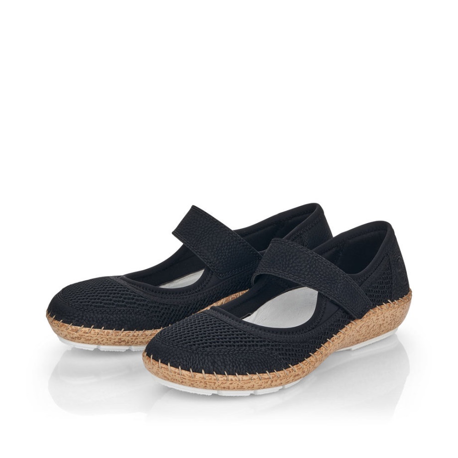 Rieker 44862 Cindy Czarny