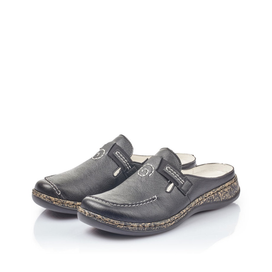 Rieker 46393 Stokrotka Czarna