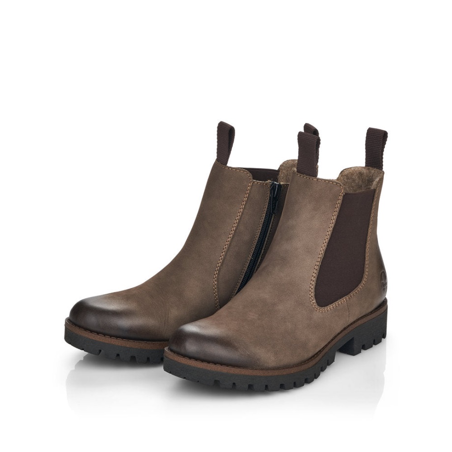 Rieker 78578 Payton Brązowy