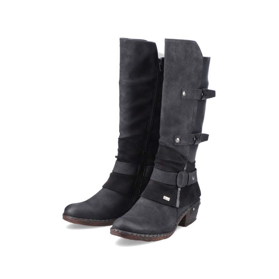 Rieker Czarny 93684 Bernadette