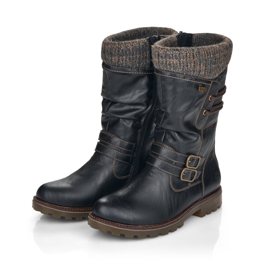 Rieker Czarny D8478 Samira