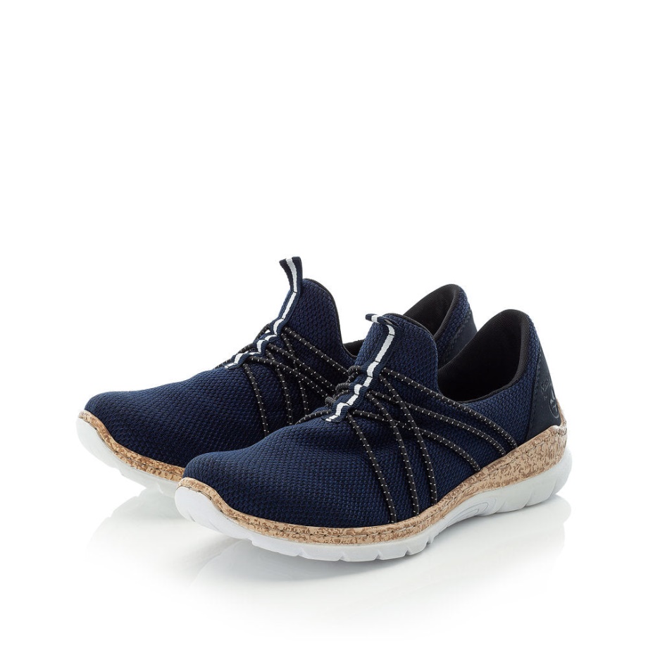 Rieker Niebieski N42k1 Nikita