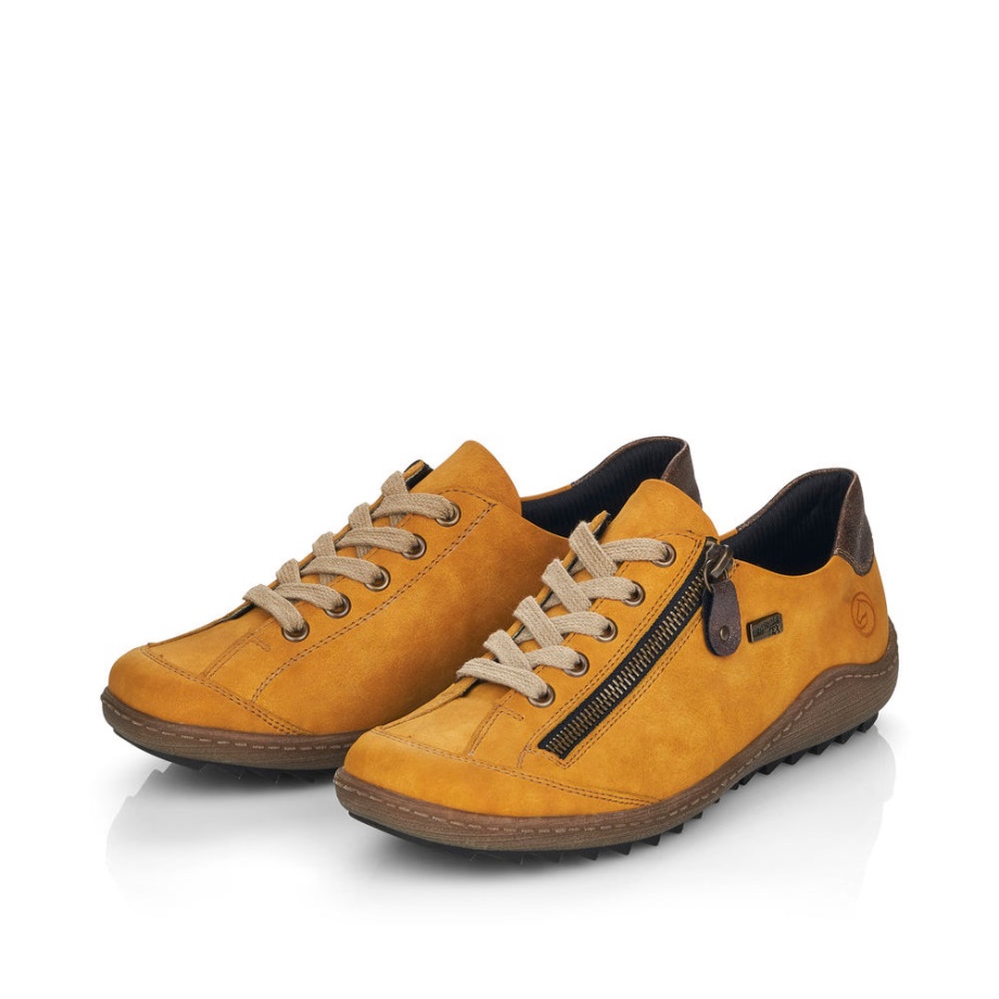 Rieker żółty R1402 Liv