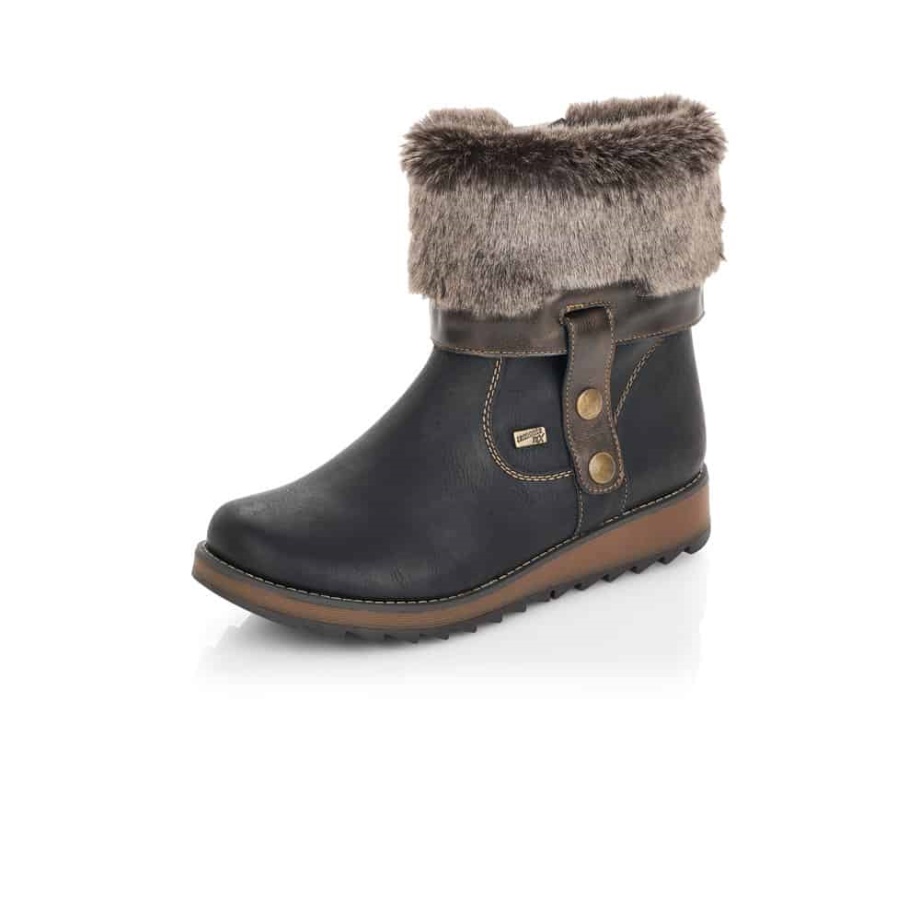 Rieker Remonte |d8874-01 Czarny