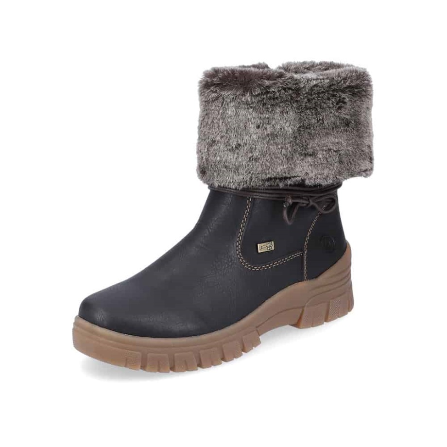 Rieker Czarny Remont |r1402-06